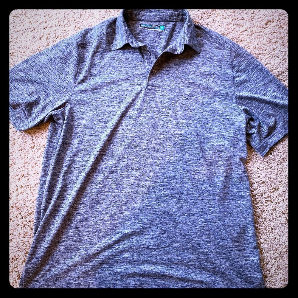 Grey Performance Polo